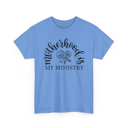 Motherhood is My Ministry Unisex Heavy Cotton Tee