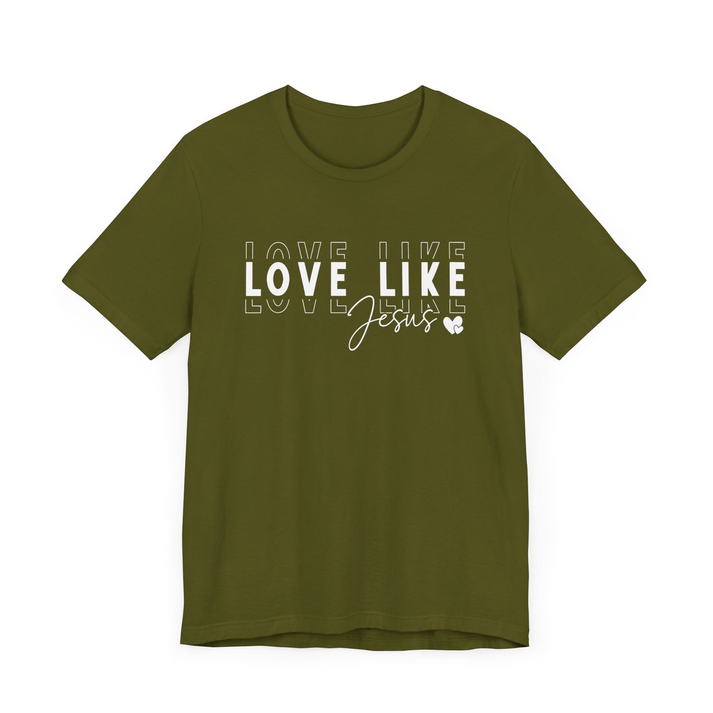 Love Like Jesus Unisex Jersey Short Sleeve Tee