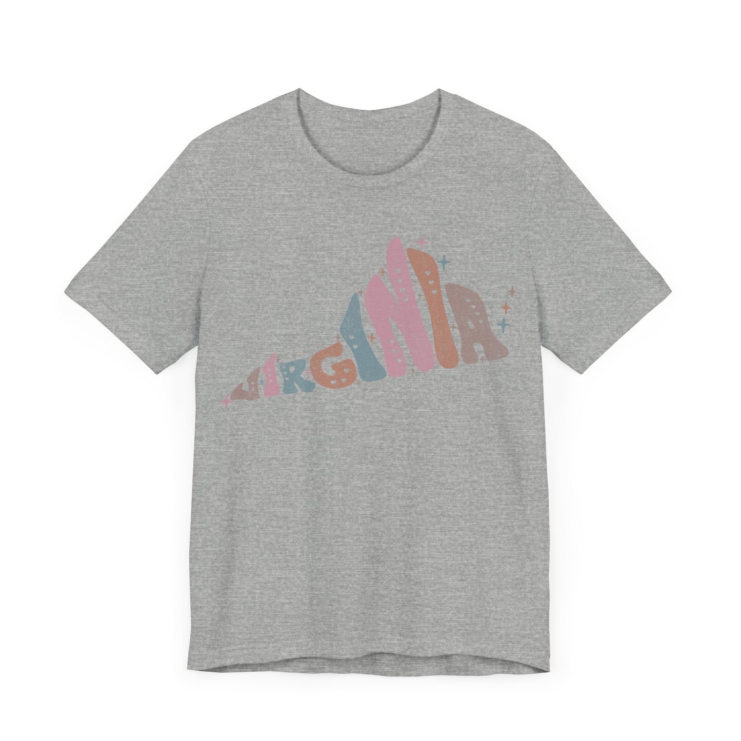 Virginia State Tee Unisex Jersey Short Sleeve Tee