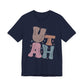 Utah State Tee Unisex Jersey Short Sleeve Tee