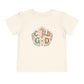 Child of God Toddler Tee — Christian Faith Baby Shirt with Sun & Floral Design