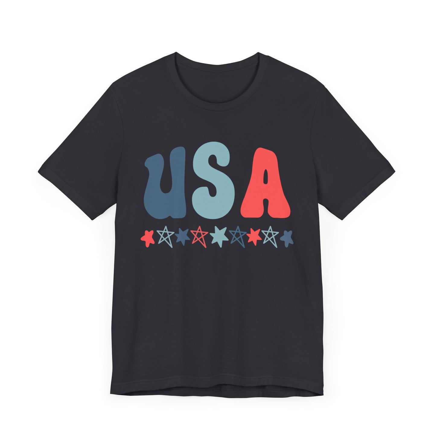 USA Stars Unisex Jersey Short Sleeve Tee