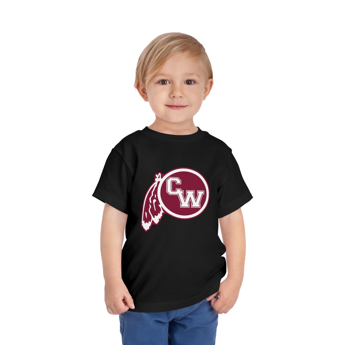 CW Athletic Logo Toddler Tee — Kids School Spirit Shirt