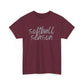 Softball Season- Grey Text Tee