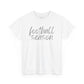 Football Season- Grey Text Tee