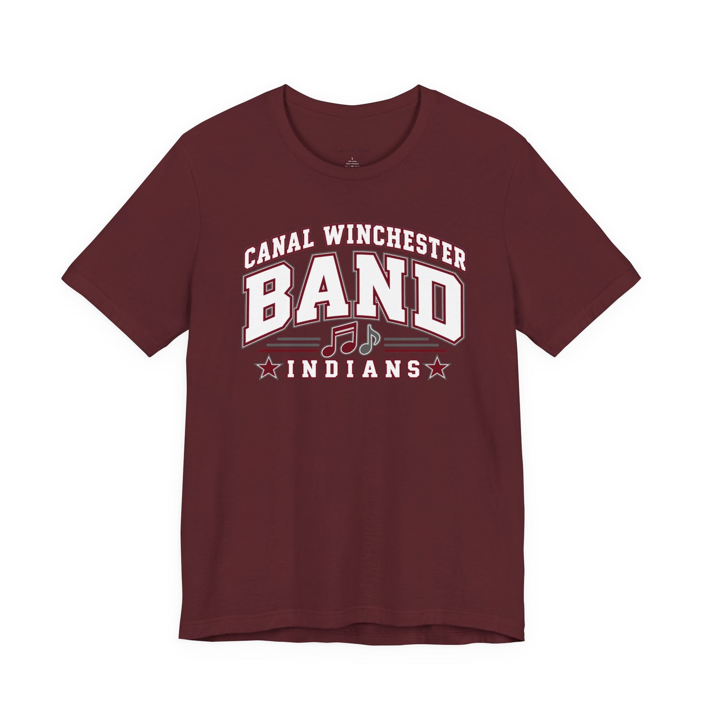 Canal Winchester Indians Band Bella+Canvas Tee
