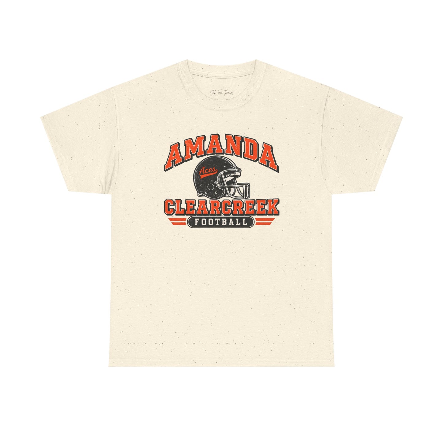Amanda Cleargreek Football T-Shirt — Personalized Team Tee