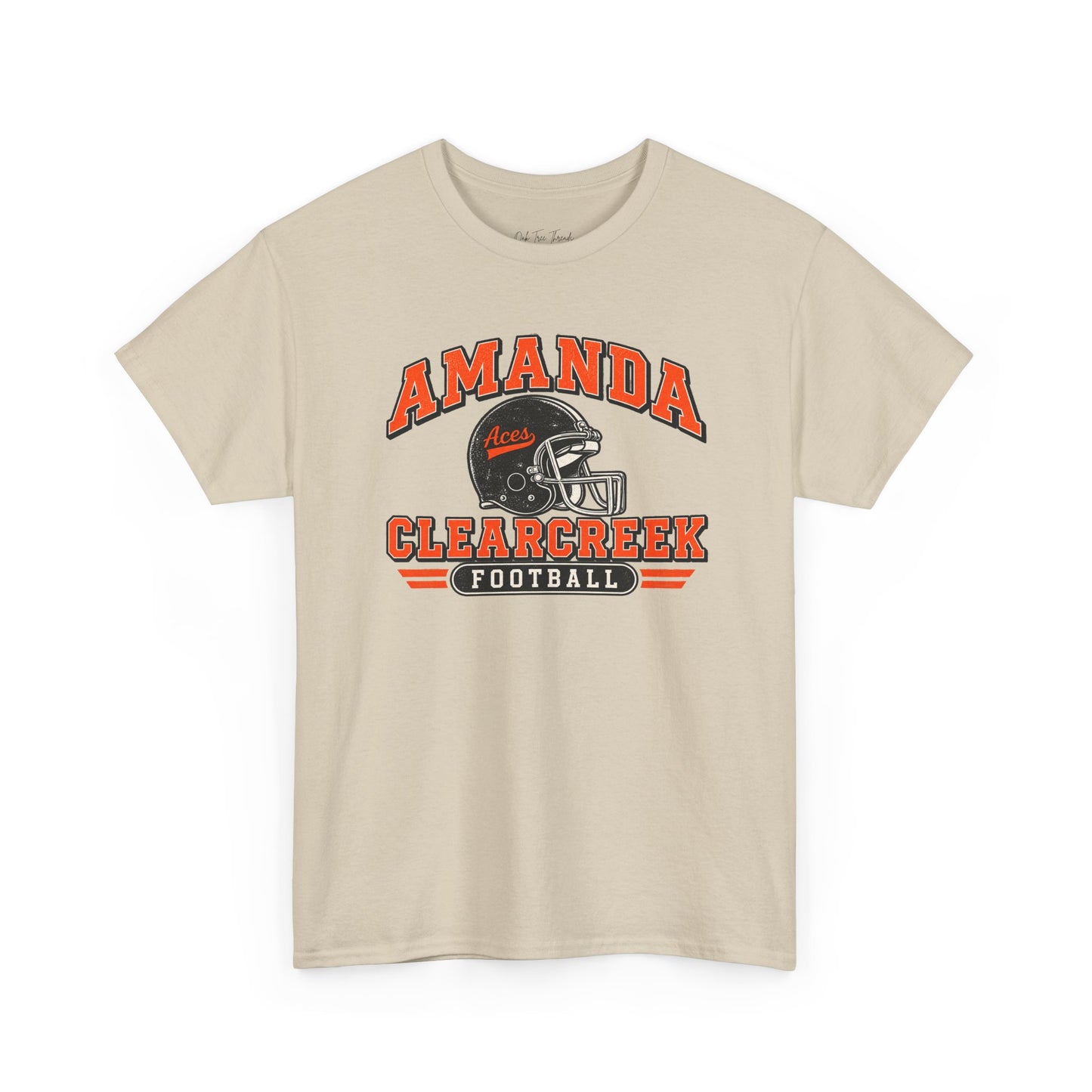 Amanda Cleargreek Football T-Shirt — Personalized Team Tee