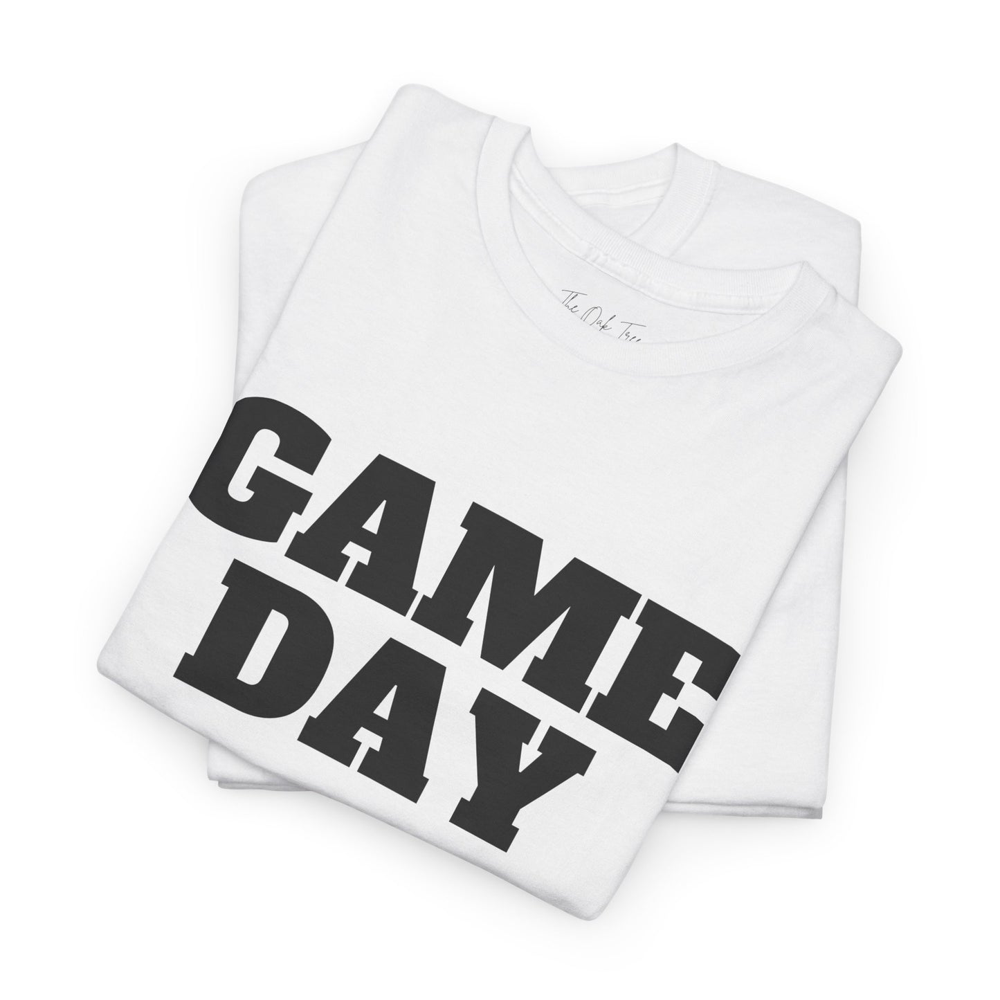 Game Day- Black Text Tee