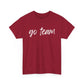 Go Team- White Text Tee