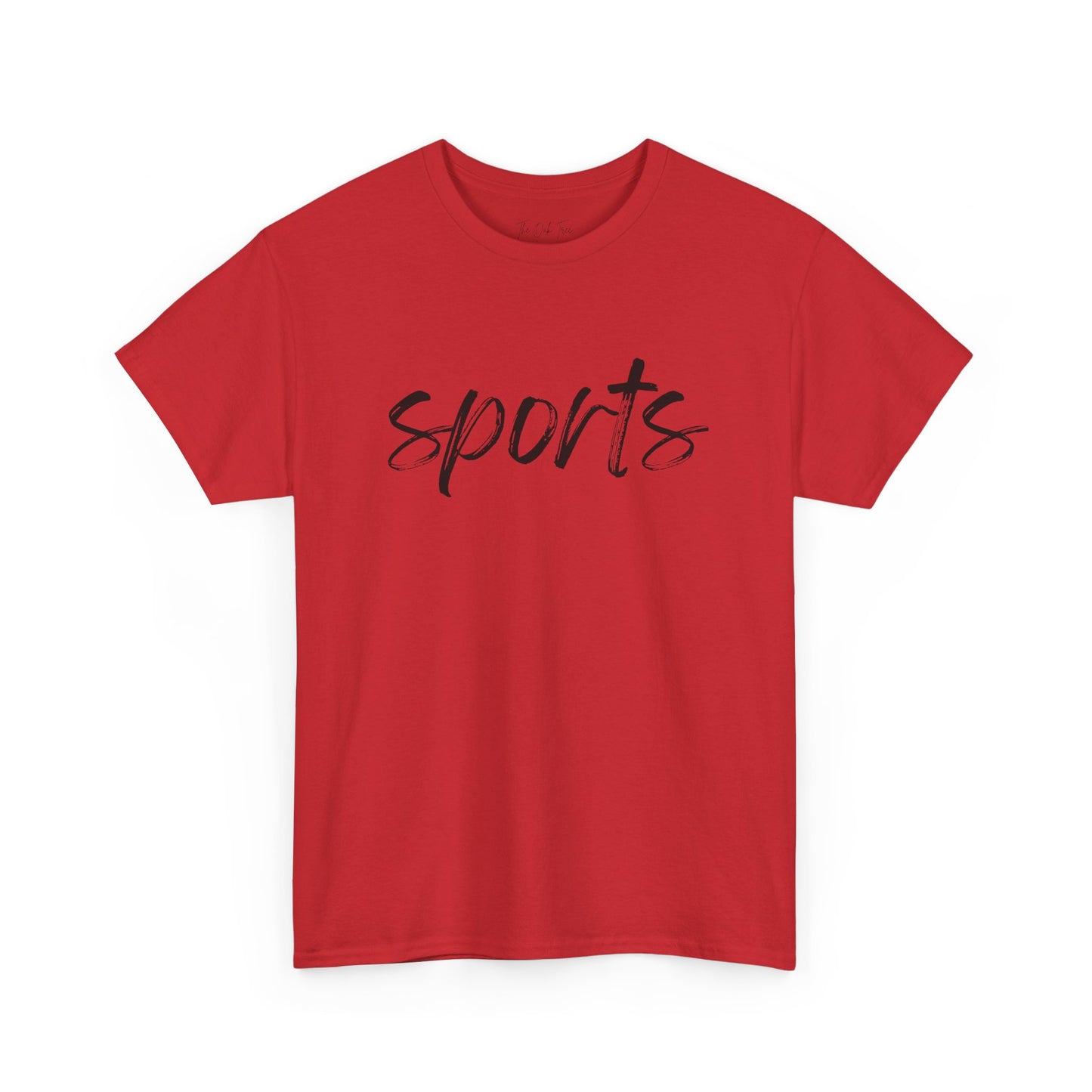 Sports- Black Text Tee