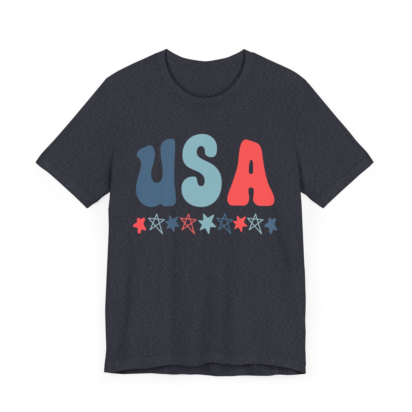 USA Stars Unisex Jersey Short Sleeve Tee