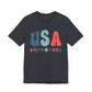 USA Stars Unisex Jersey Short Sleeve Tee