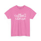 Softball Season- White Text Tee