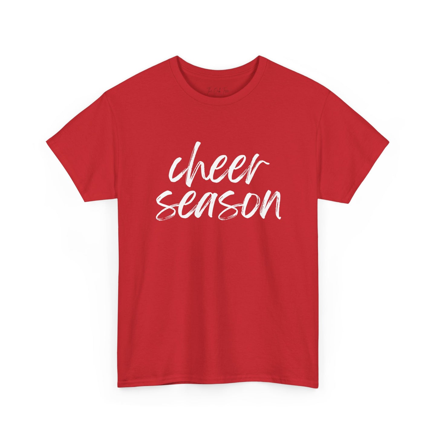 Cheer Season- White Text Tee