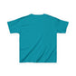 Kids Football & Bows T‑Shirt — Cute Gridiron Pattern for Girls, Youth Game Day Tee