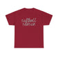 Softball Season- Grey Text Tee