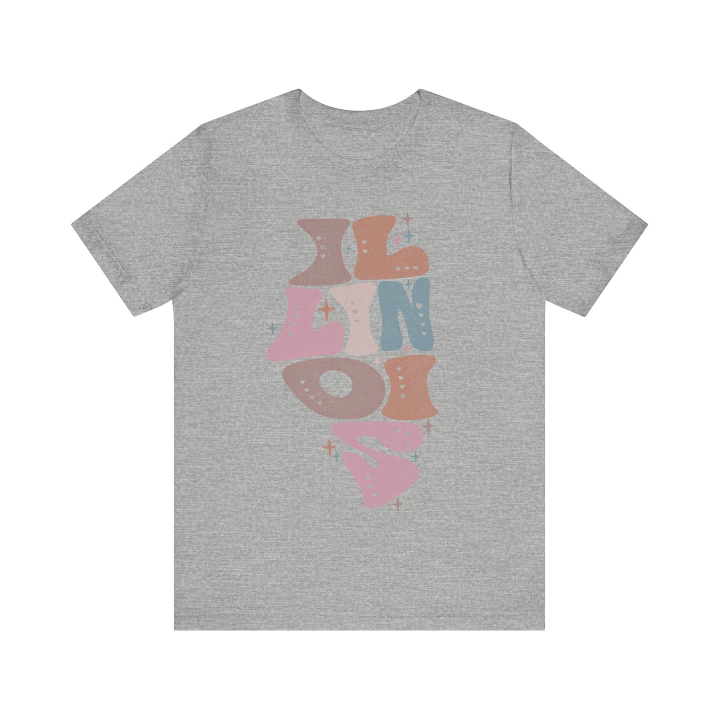 Illinois State Tee Unisex Jersey Short Sleeve Tee
