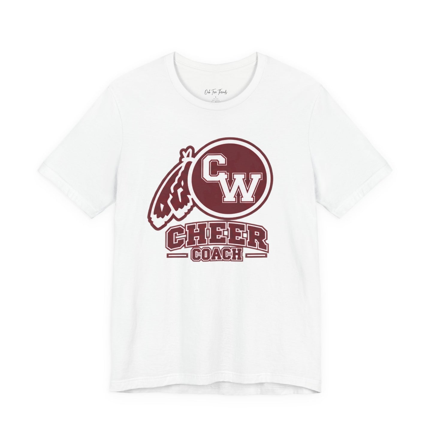 Cheer Coach T-Shirt – CW Mascot Vintage Pom Design