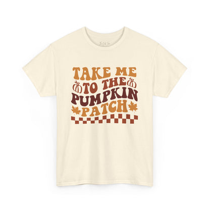 Take Me to the Pumpkin Patch Unisex Heavy Cotton Tee