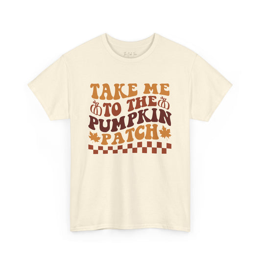 Take Me to the Pumpkin Patch Unisex Heavy Cotton Tee