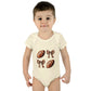Baby Bodysuit — Football & Bow Pattern Infant Onesie (Cute Game Day Outfit)