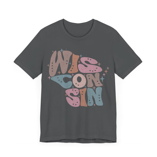 Wisconsin State Tee Unisex Jersey Short Sleeve Tee