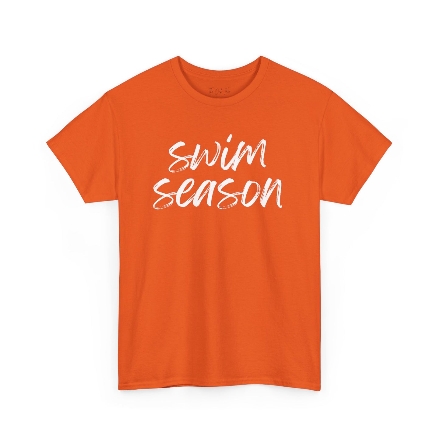 Swim Season- White Text Tee