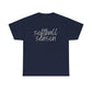 Softball Season- Grey Text Tee
