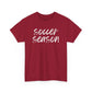 Soccer Season- White Text Tee