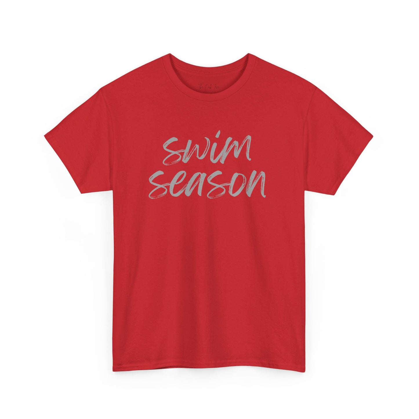 Swim Season- Grey Text Tee