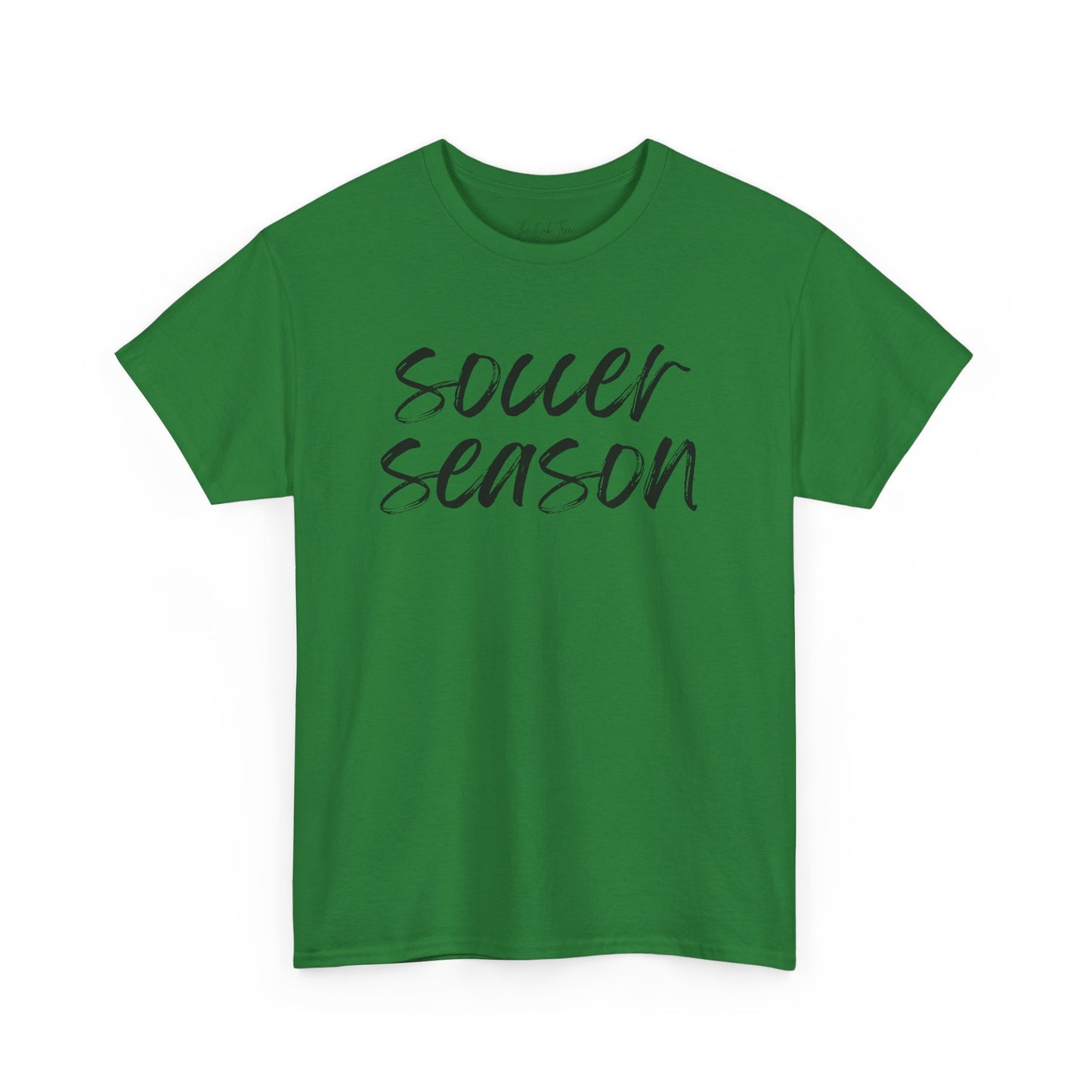 Soccer Season- Black Text Tee
