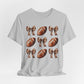 Football & Bows Tee — Cute Game Day Shirt for Fans & Moms