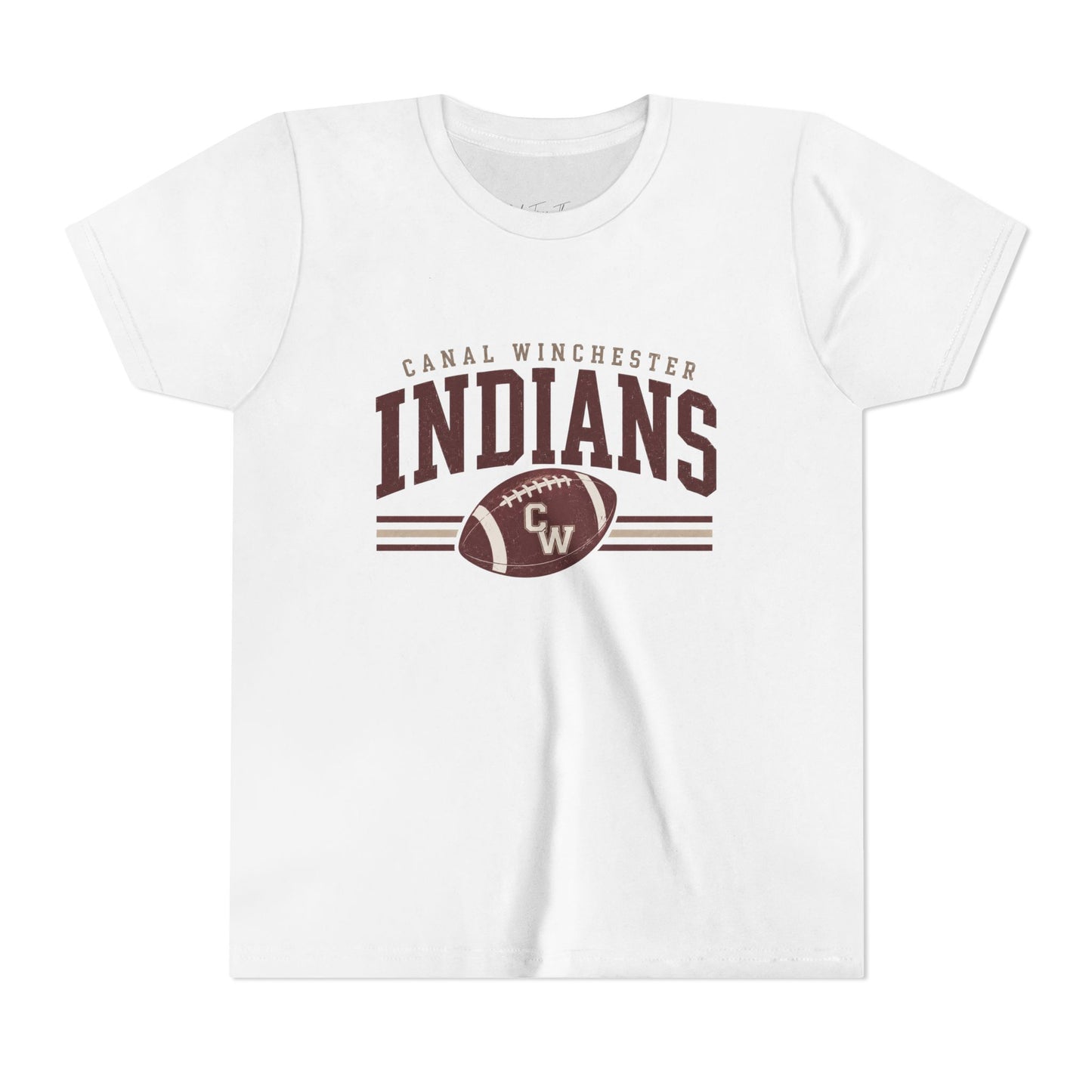 Youth Tee - Canal Winchester Indians Football Tee