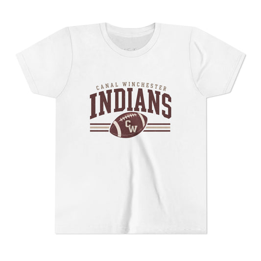 Youth Tee - Canal Winchester Indians Football Tee