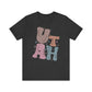 Utah State Tee Unisex Jersey Short Sleeve Tee
