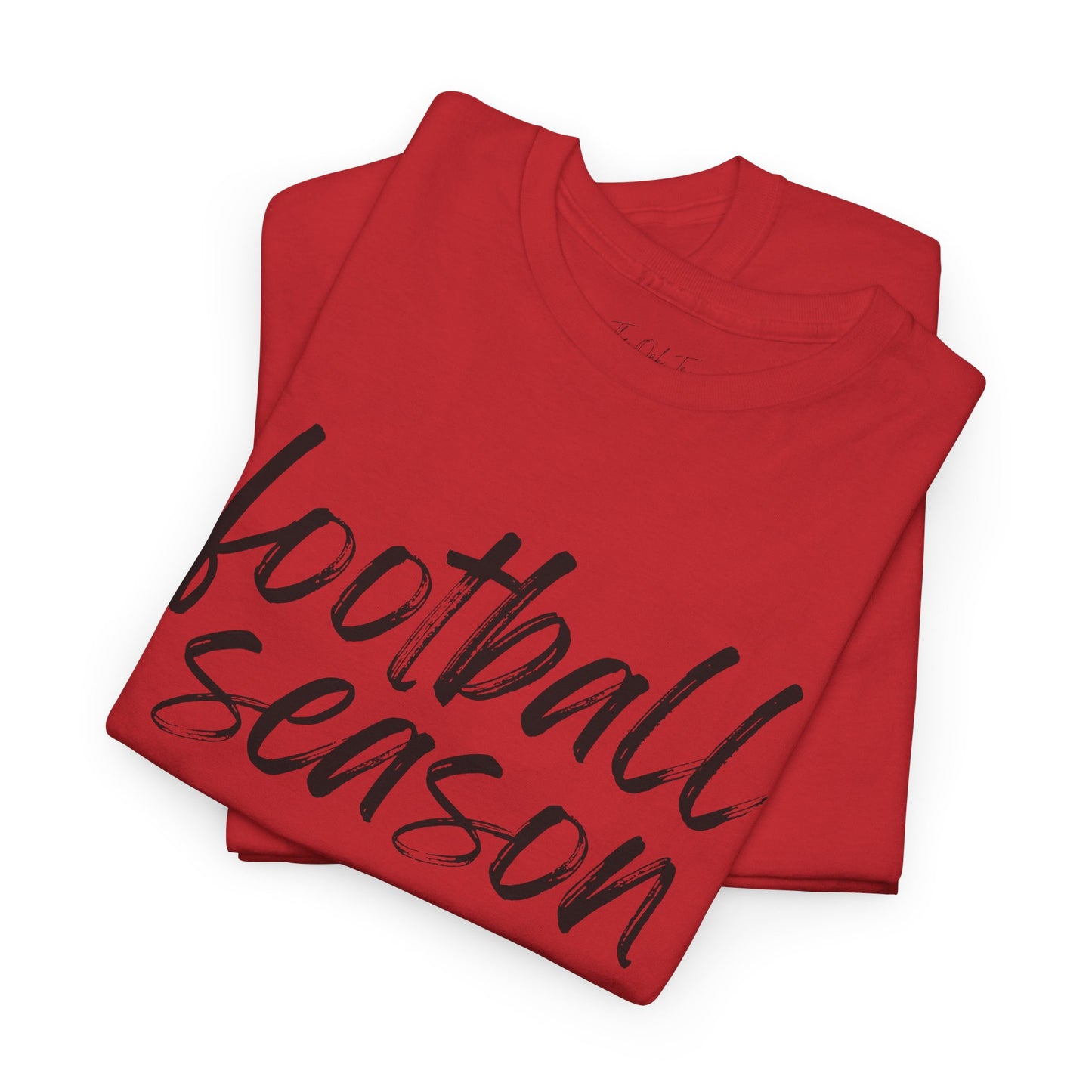 Football Season- Black Text Tee