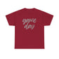 Game Day- Grey Text Script Tee