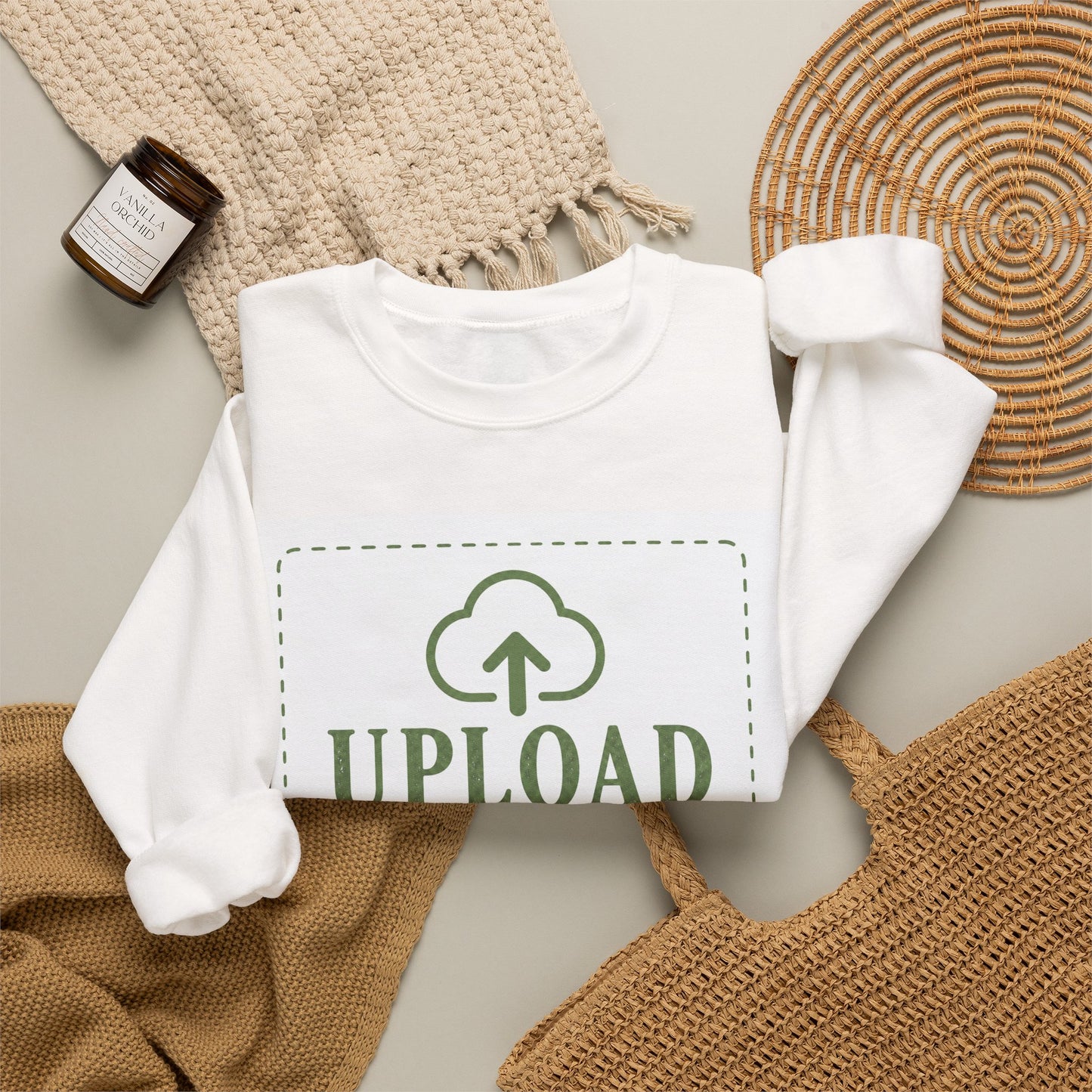 Custom Sweatshirt – Upload Your Own Design