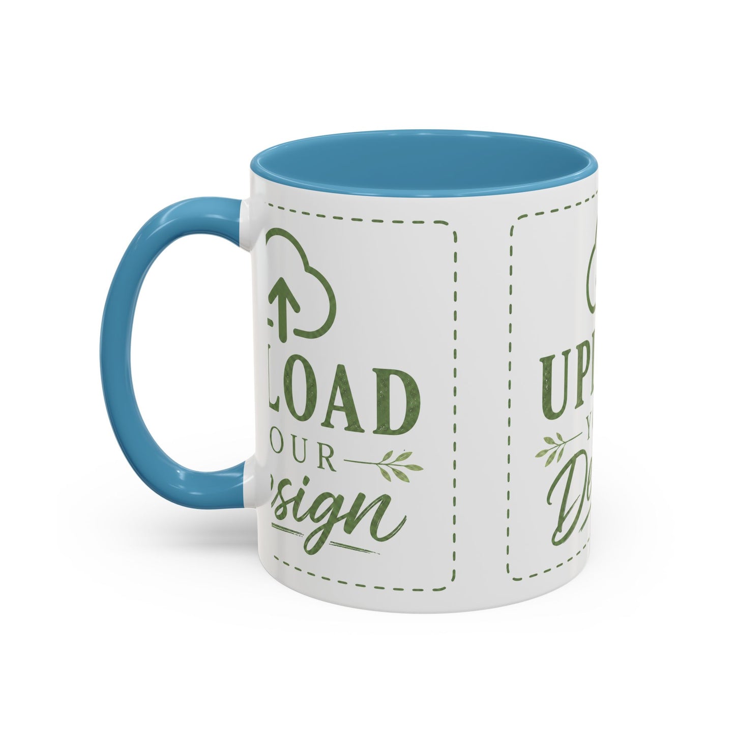 Custom Accent Coffee Mug – Custom Upload Design Ceramic Mug (11oz & 15oz)