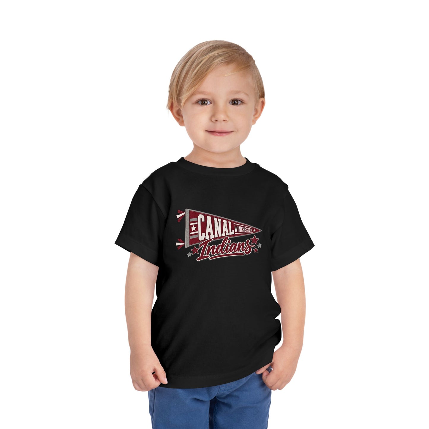 Canal Indians Toddler Tee — Vintage Pennant Sports Shirt