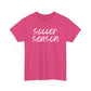 Soccer Season- White Text Tee