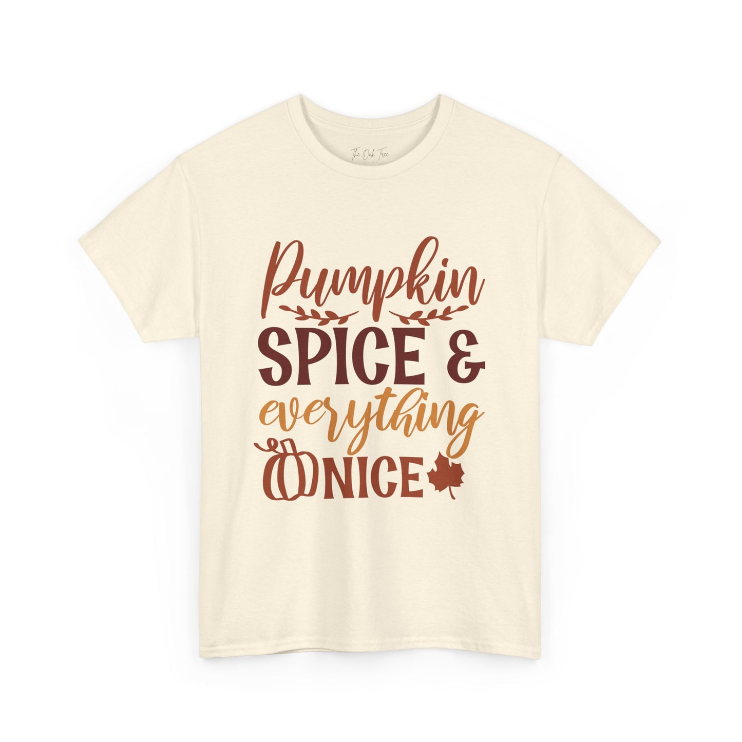 Pumpkin Spice & Everything Nice Unisex Heavy Cotton Tee