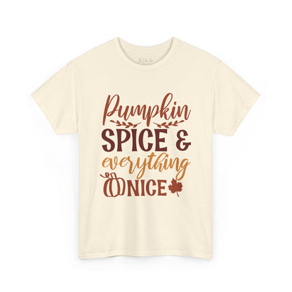 Pumpkin Spice & Everything Nice Unisex Heavy Cotton Tee