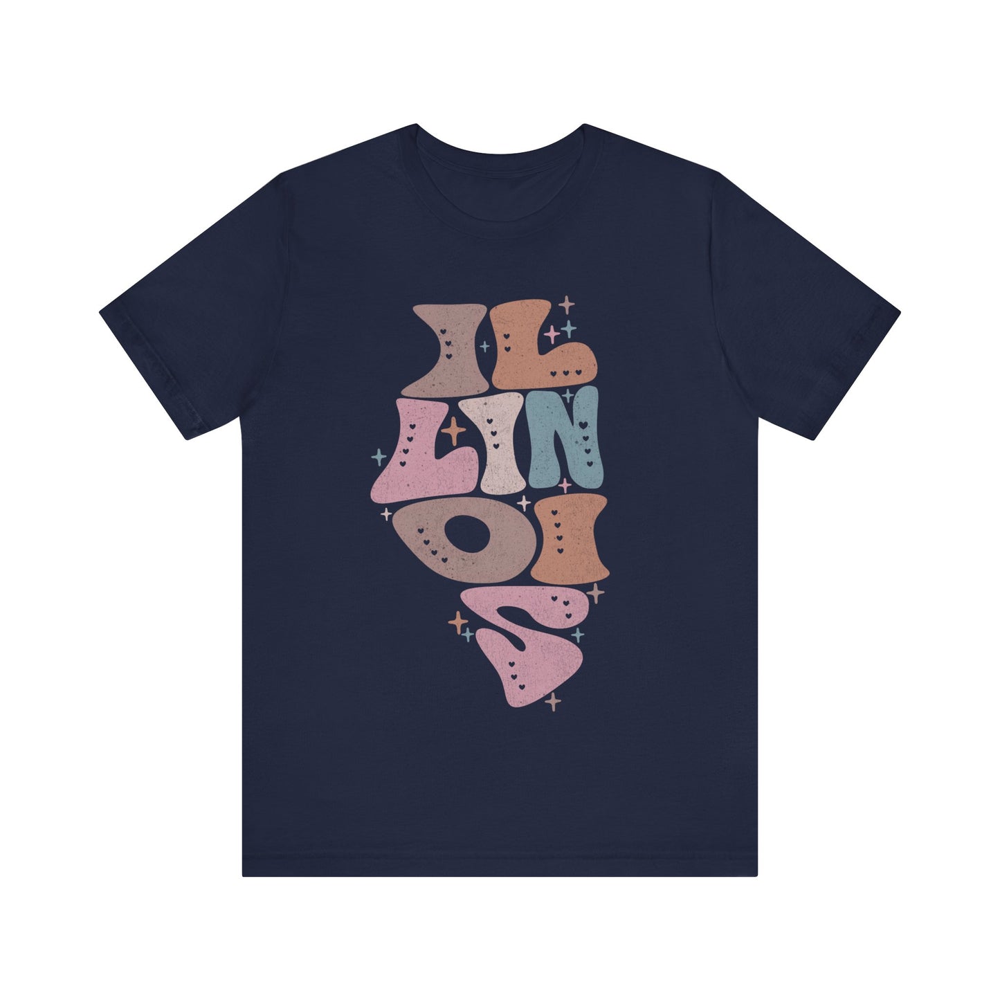 Illinois State Tee Unisex Jersey Short Sleeve Tee