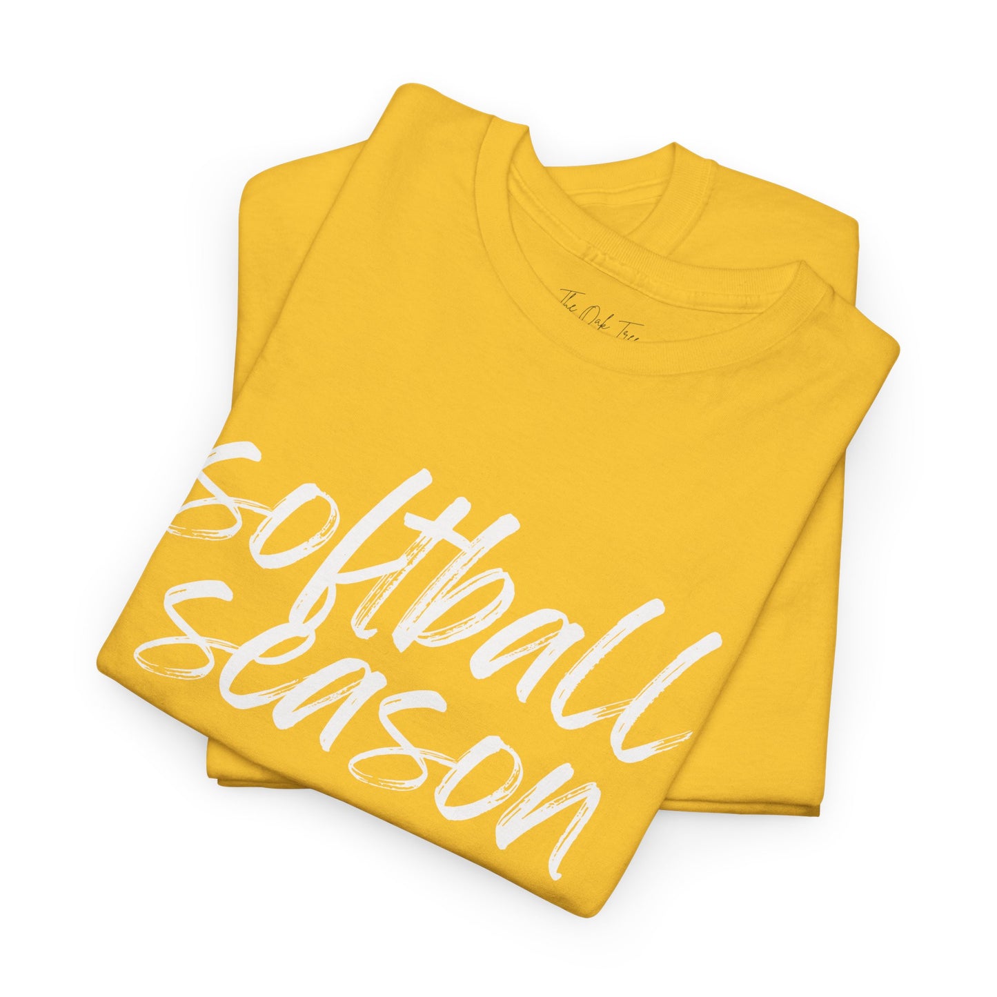 Softball Season- White Text Tee