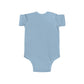 Baby Football & Bow Bodysuit — Cute Game Day Infant Onesie