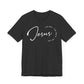 Jesus The Way. The Truth. The Life. Unisex Jersey Short Sleeve Tee