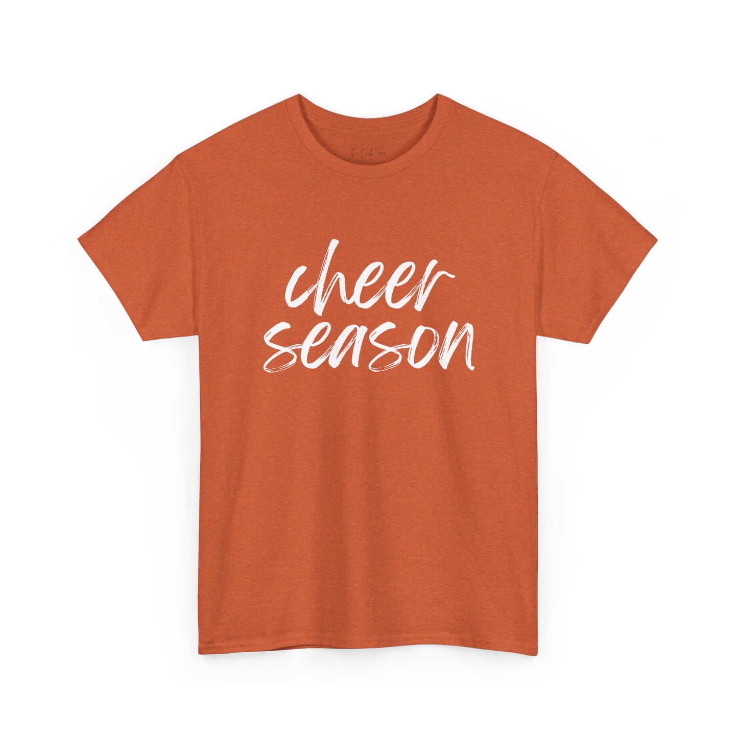 Cheer Season- White Text Tee