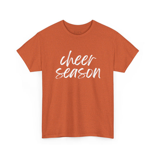 Cheer Season- White Text Tee